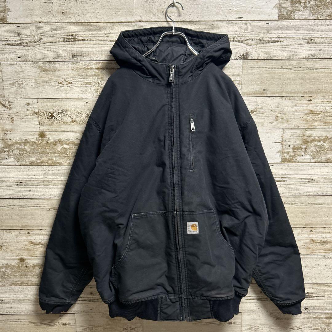 141【希少XLサイズ】カーハート☆ロゴタグ　即完売品　アクティブジャケット