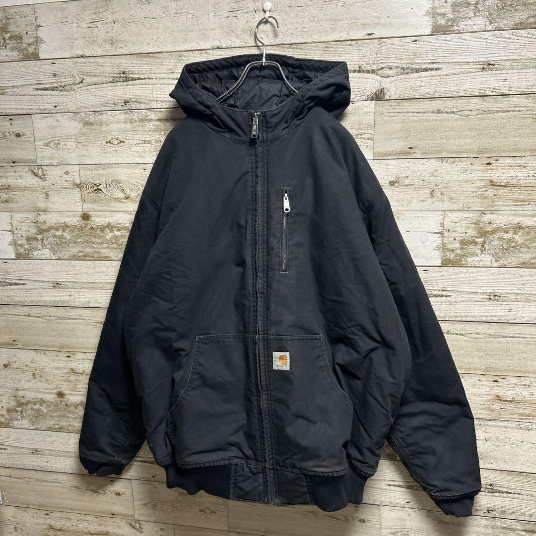 141【希少XLサイズ】カーハート☆ロゴタグ　即完売品　アクティブジャケット