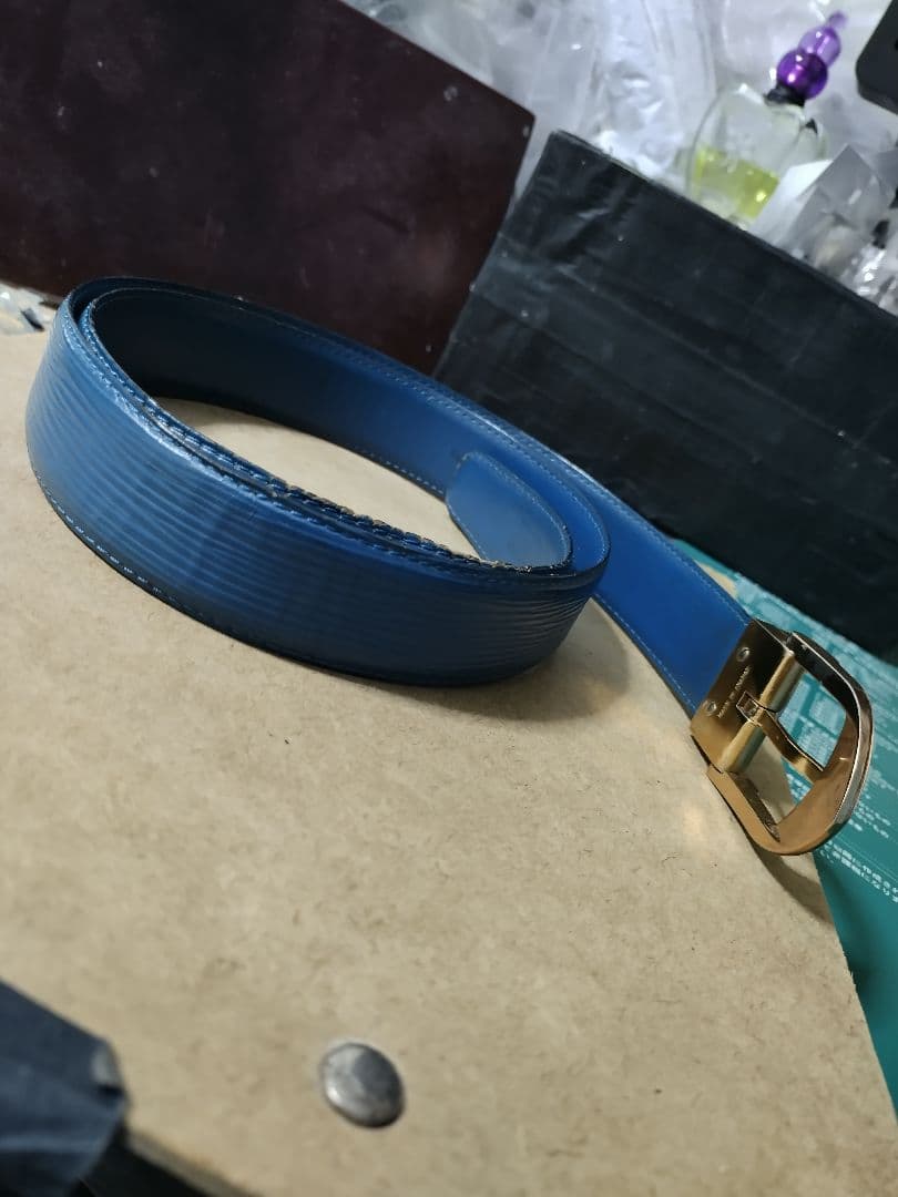 LOUIS VUITTON ルイ・ヴィトン 本革レザーベルト 高級感あり LL