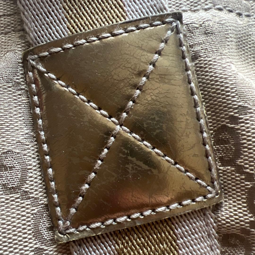 GUCCI トートバッグ ベージュ キャンバス ブランド