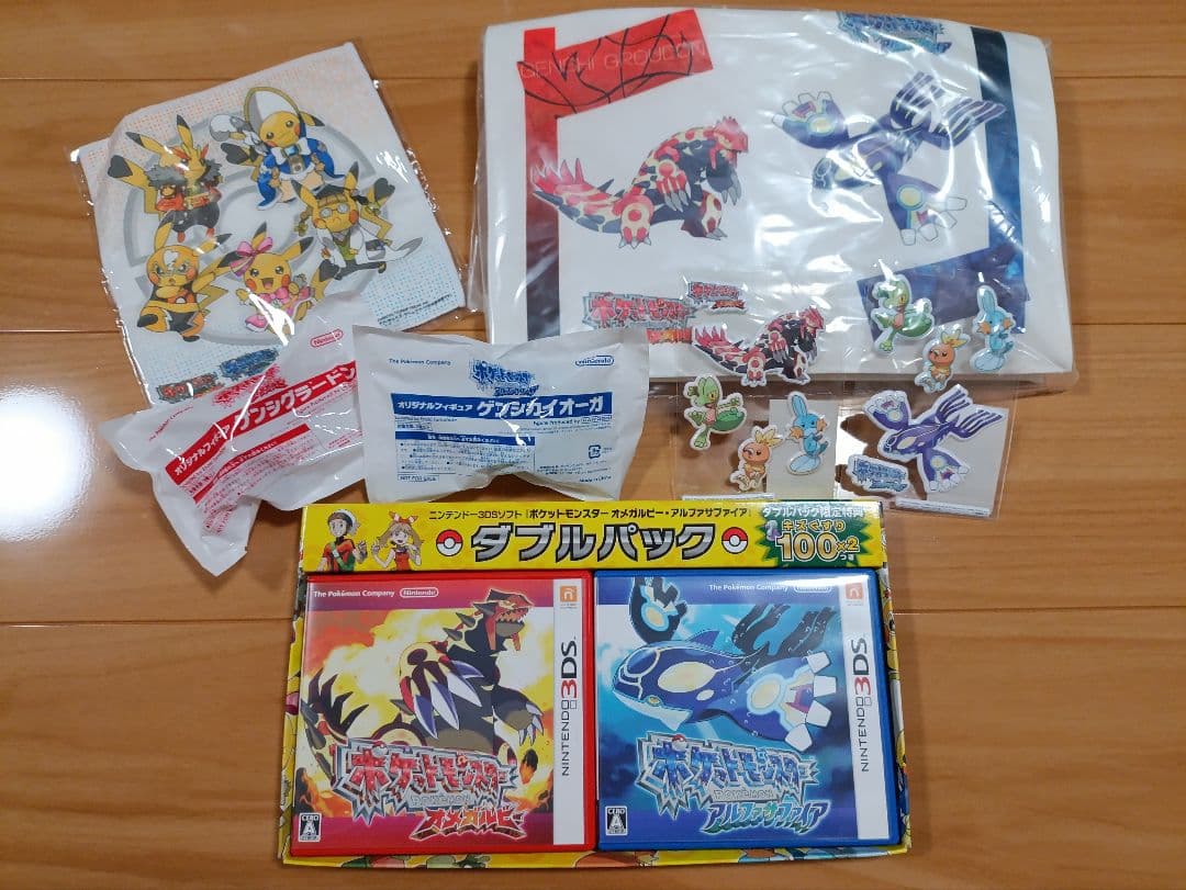 美品　ポケットモンスターオメガルビー・アルファサファイア・特典まとめ