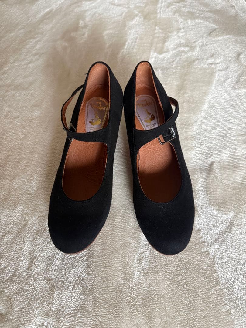 メンケス　フラメンコシューズ　黒