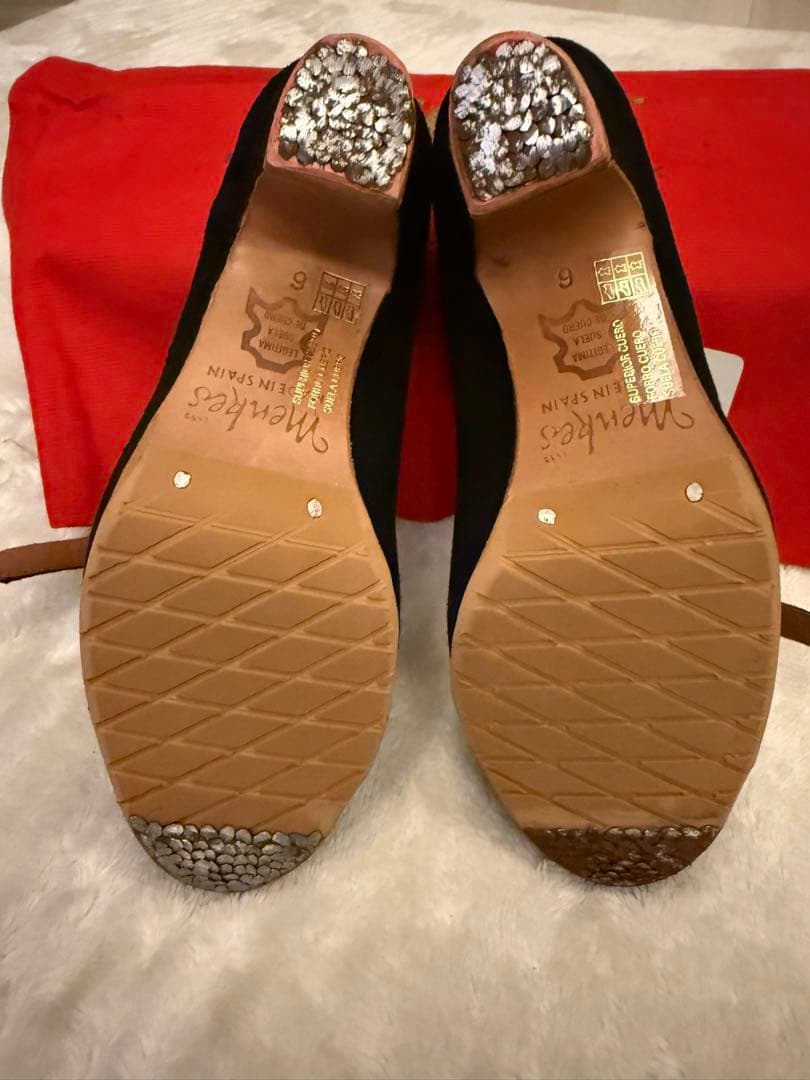 メンケス　フラメンコシューズ　黒