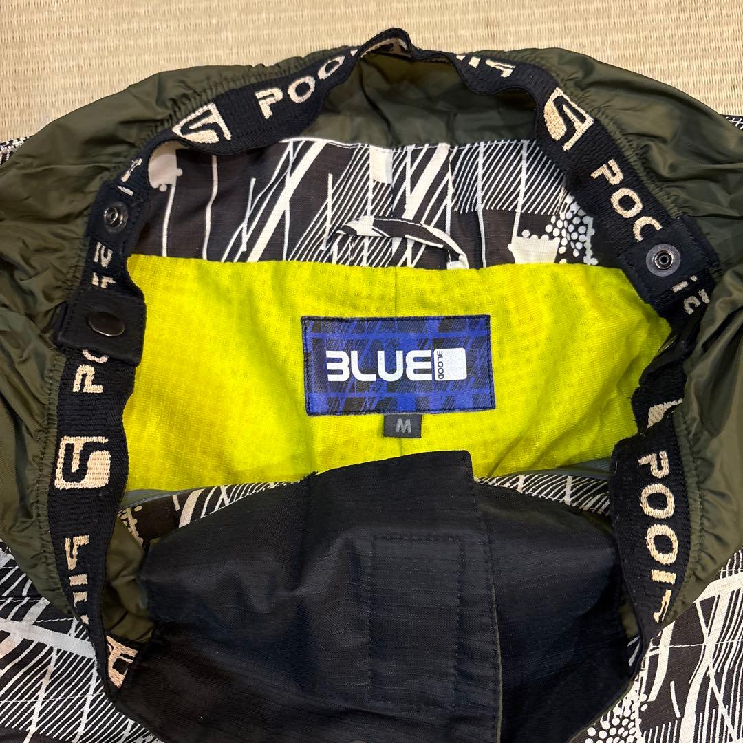 スノーボードウェアセット（ジャケット・パンツ・グローブ）　ブルーブラッド