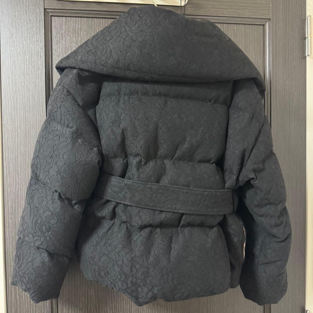 ジャケット・アウター herlipto Lace Shell Belted Down Jacket