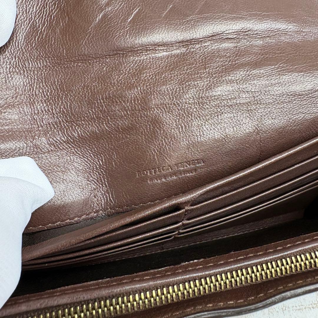 定番　人気　BOTTEGA VENETA 長財布　ブラウン　メンズ　ウォレット