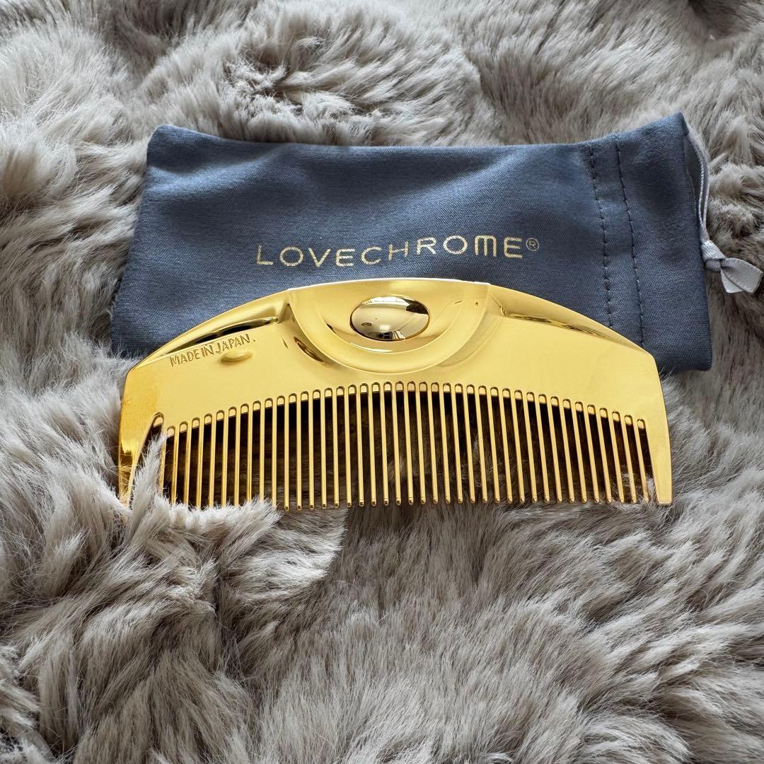 LOVECHROME ラブクロム　K24GPツキ ゴールド　コームケース付き