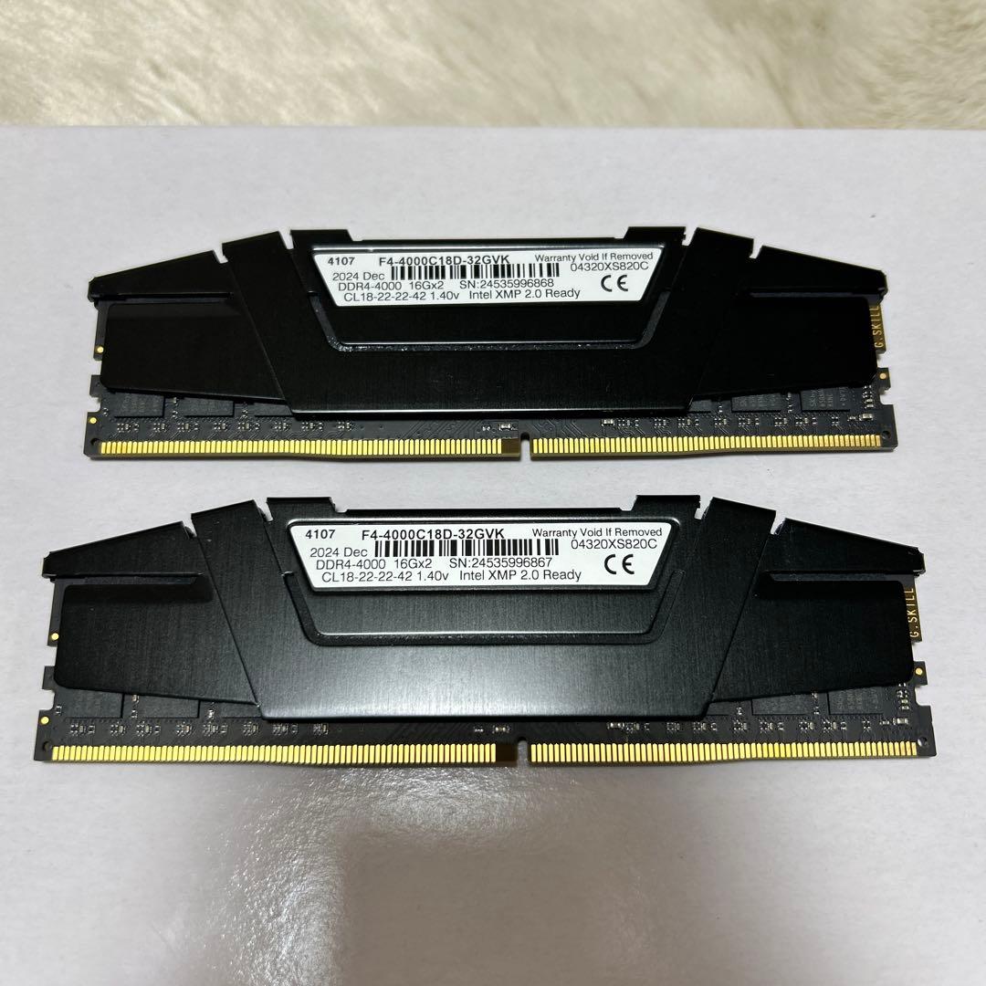メモリー DDR4 RAM 32GB (2x16GB)