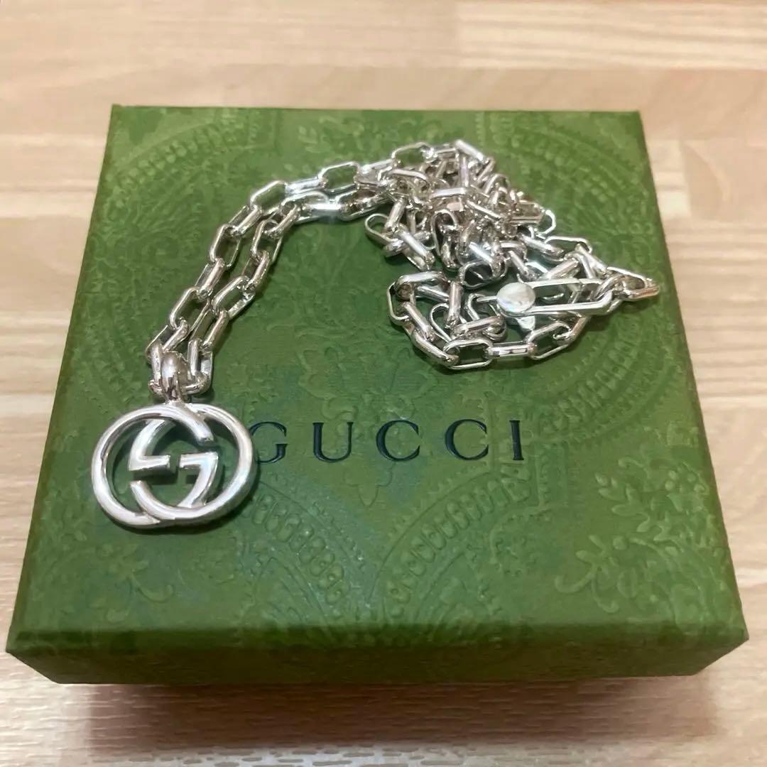 新品未使用‼️GUCCI グッチ インターロッキング ネックレス シルバー925