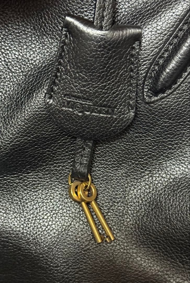 アレキサンダーマックイーン リアルレザー トートバッグ ブラック