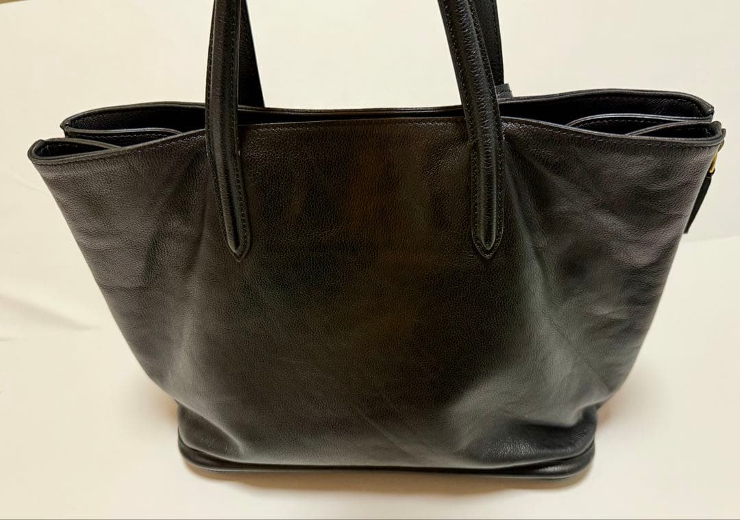 アレキサンダーマックイーン リアルレザー トートバッグ ブラック