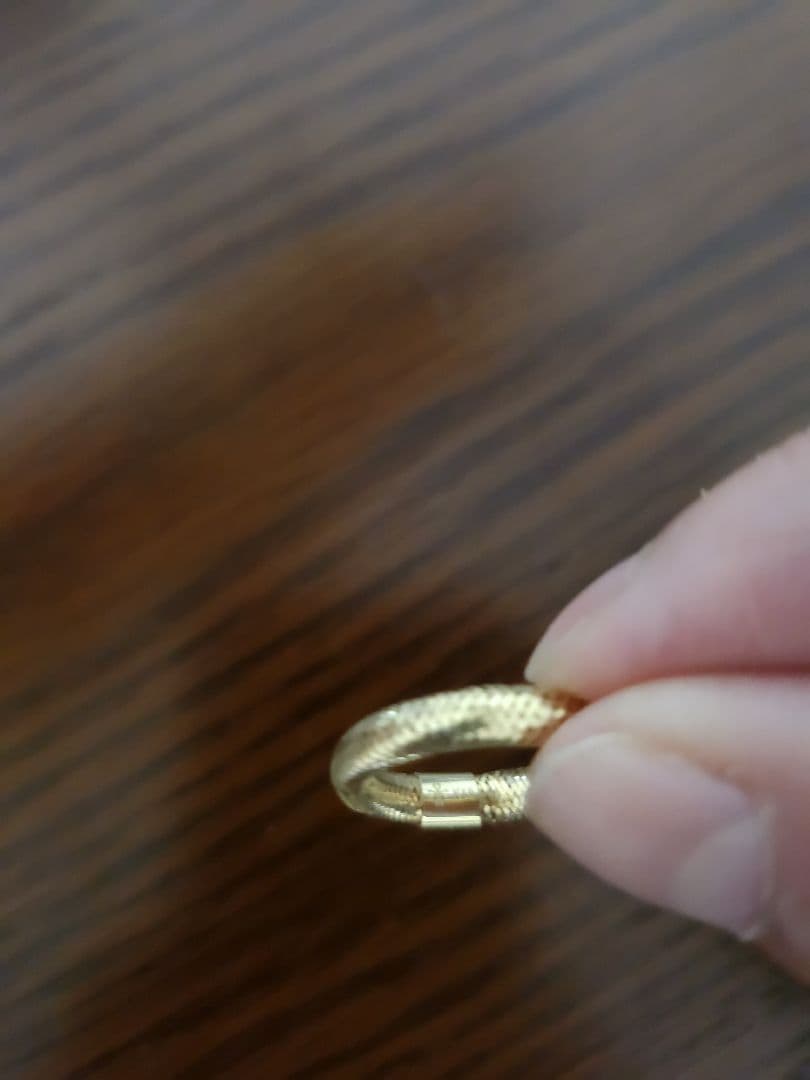 K18イエローゴールド　フリーリング