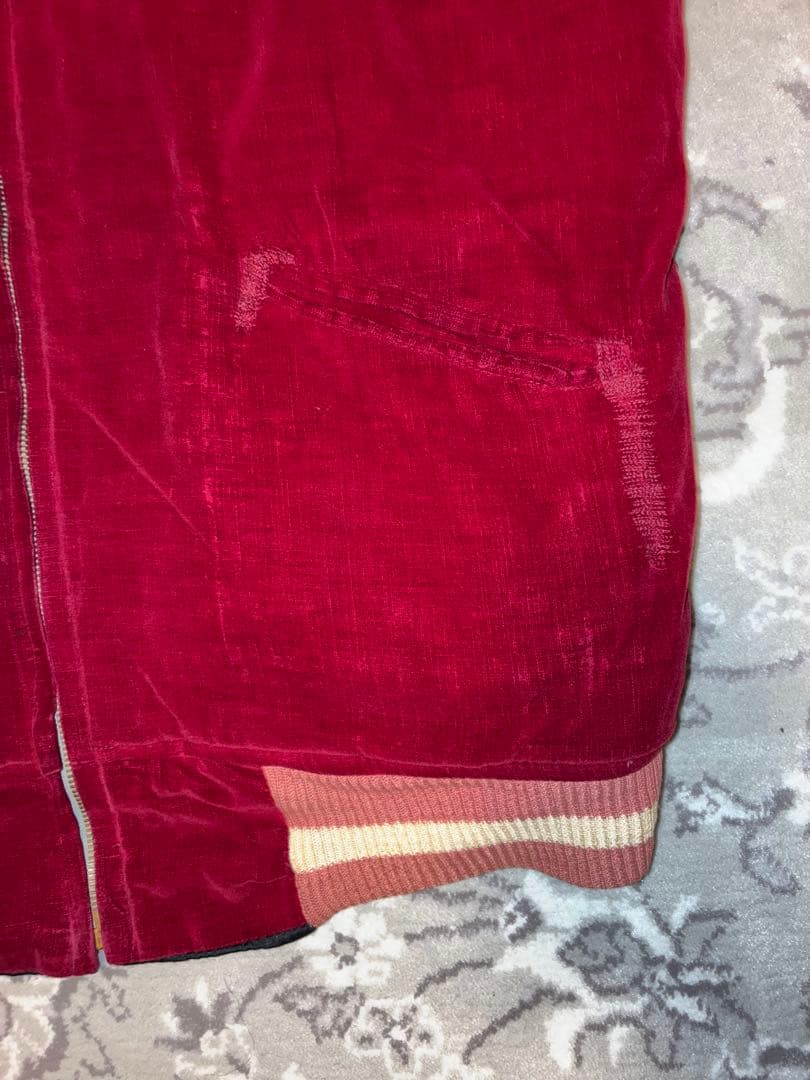 山*田様 50's スカジャン　真鍮YKK回転式　鷹×日本地図 リバーシブル