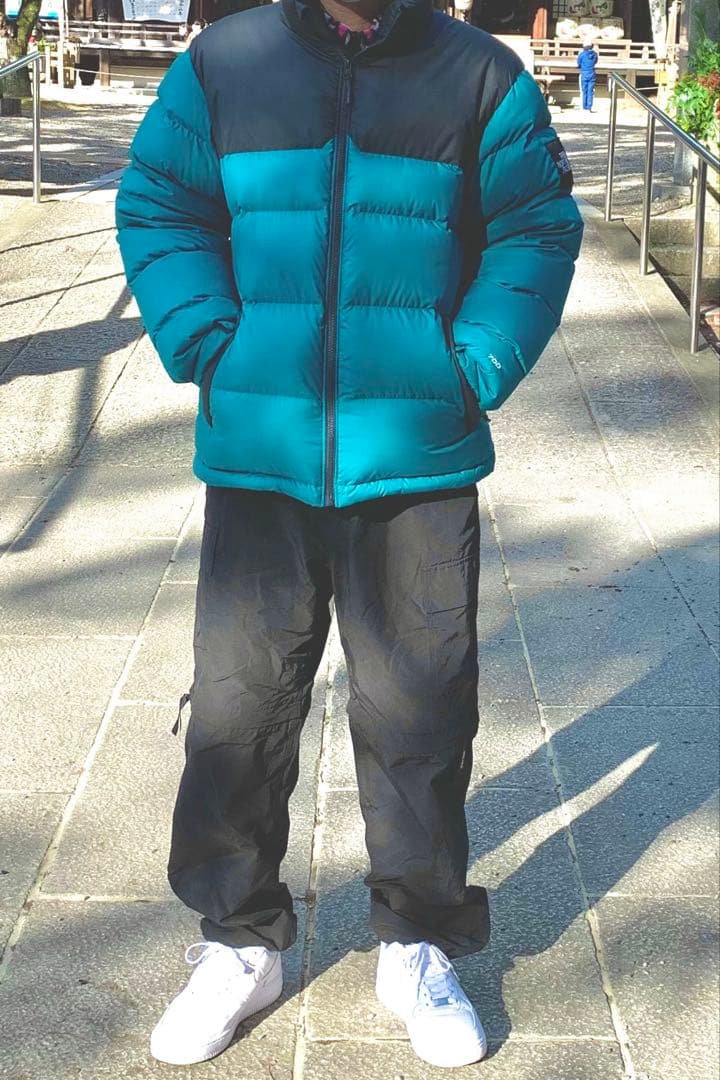 【日本未発売】THE NORTH FACE ヌプシ グリーン Mサイズ