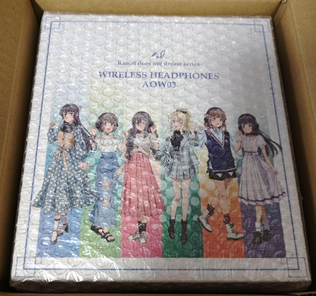 ワイヤレスヘッドホン ANIMA AOW03 青春ブタ野郎 　6人ver.