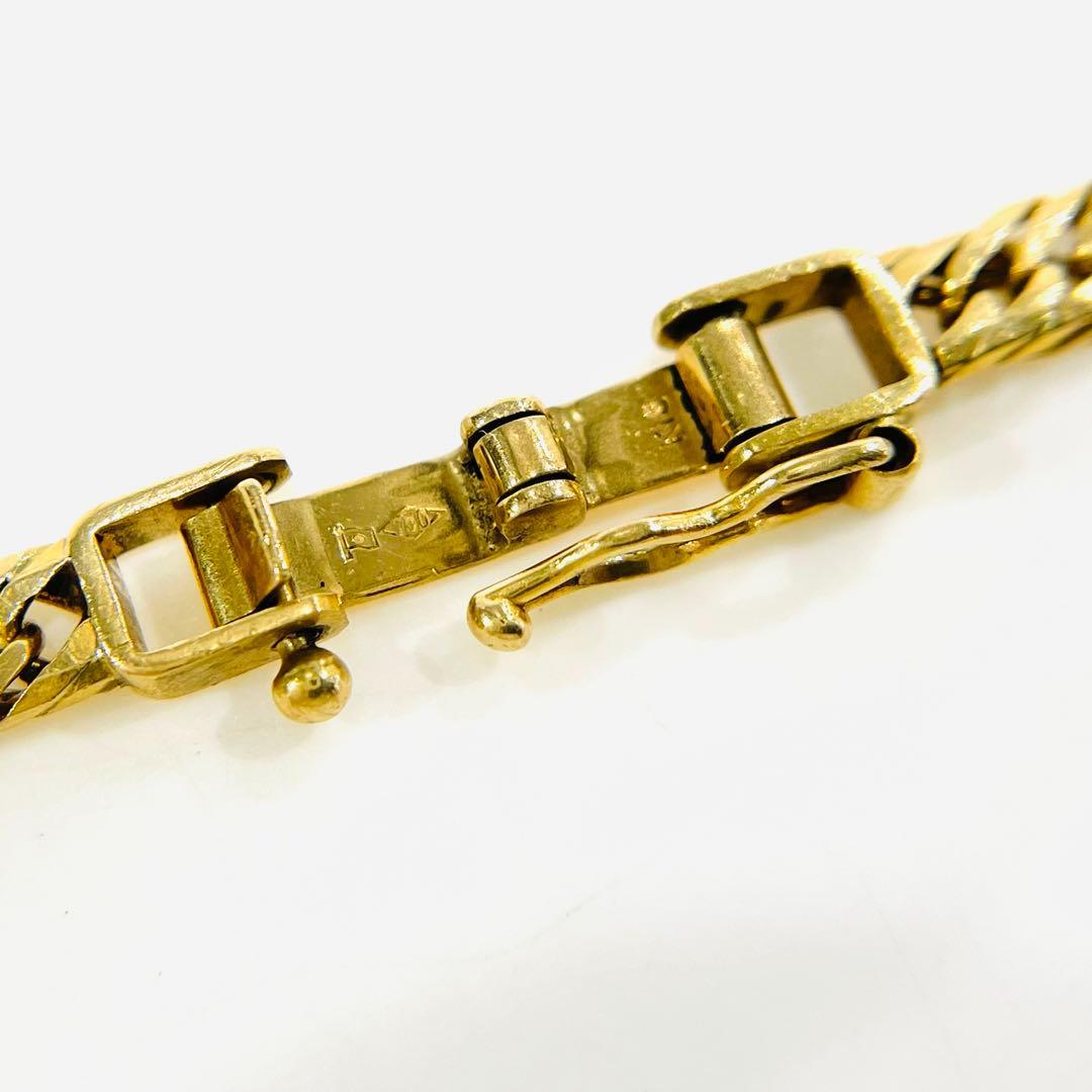 18金 喜平アンクレット 9.9g 25cm 8面トリプルK18 キヘイ