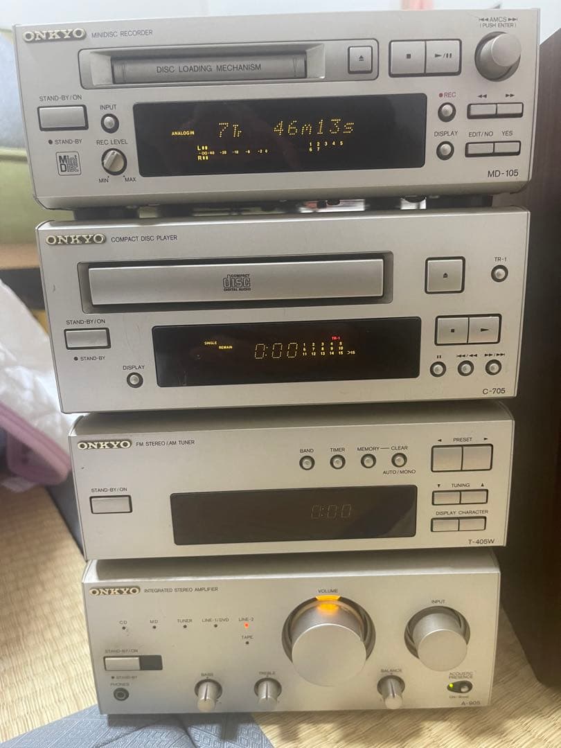 ONKYO MD-105 ミニディスクレコーダー セット