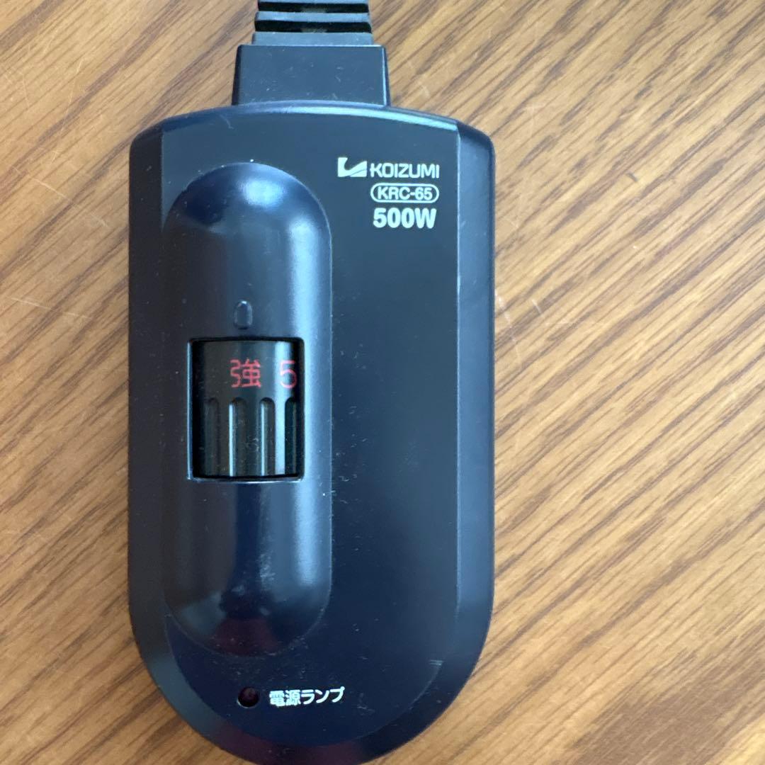 コイズミナチュラルウッド 家具調長方形こたつ未使用に近いコード収納付き即日発送！