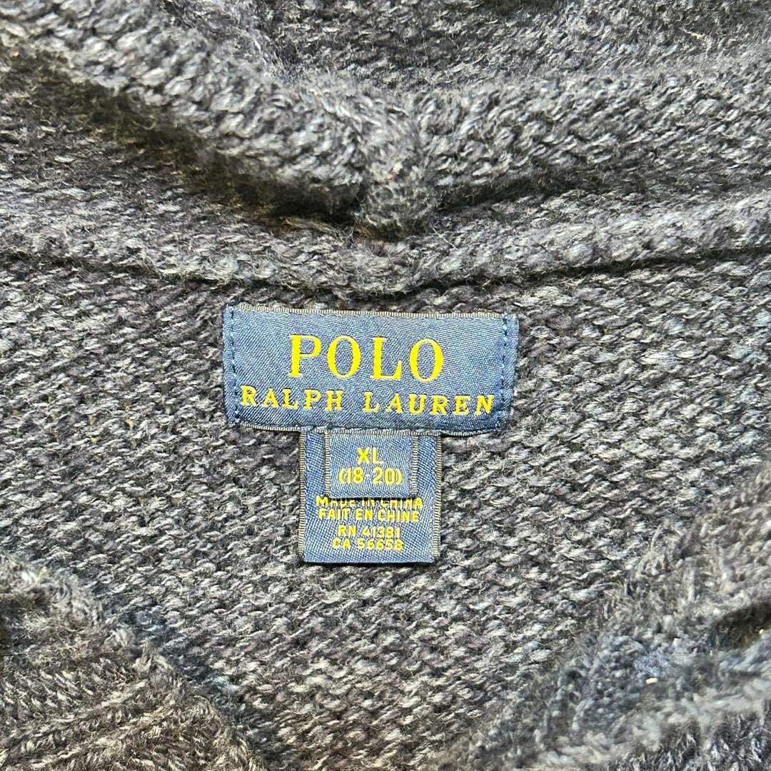 POLO RALPH LAUREN ラルフローレン フードニット 星条旗 XL