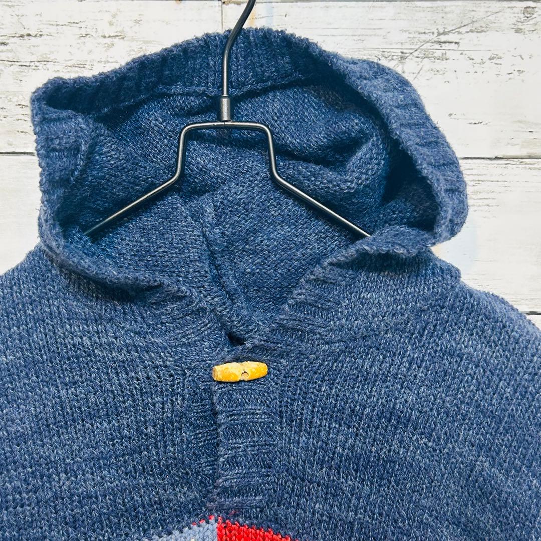 POLO RALPH LAUREN ラルフローレン フードニット 星条旗 XL