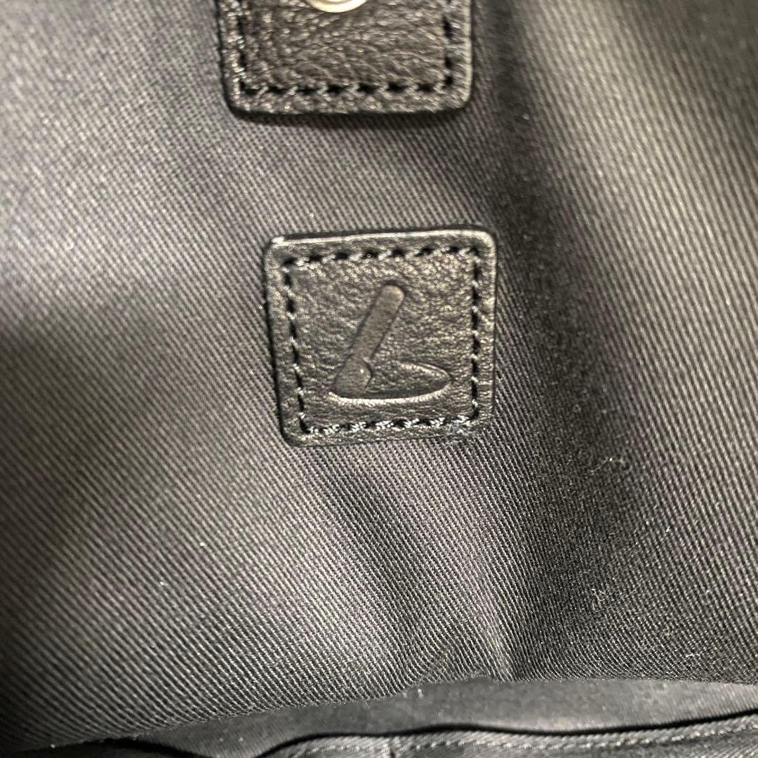 定12万土屋鞄ブレントレザー革ブリーフビジネスバッグ黒ブラック美品Berluti