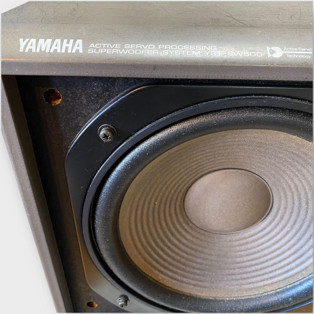 【動作確認品】YAMAHA YST-SW500 サブウーファー　リモコン付き