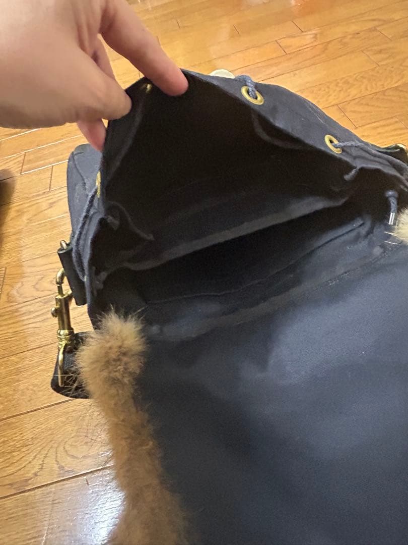 12/9-14対応不可 サイルマーシャルショルダーバッグリアルファー