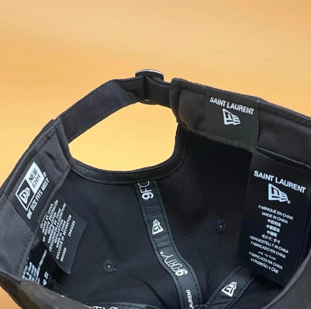 Saint Laurent 9FORTY ブラック キャップ