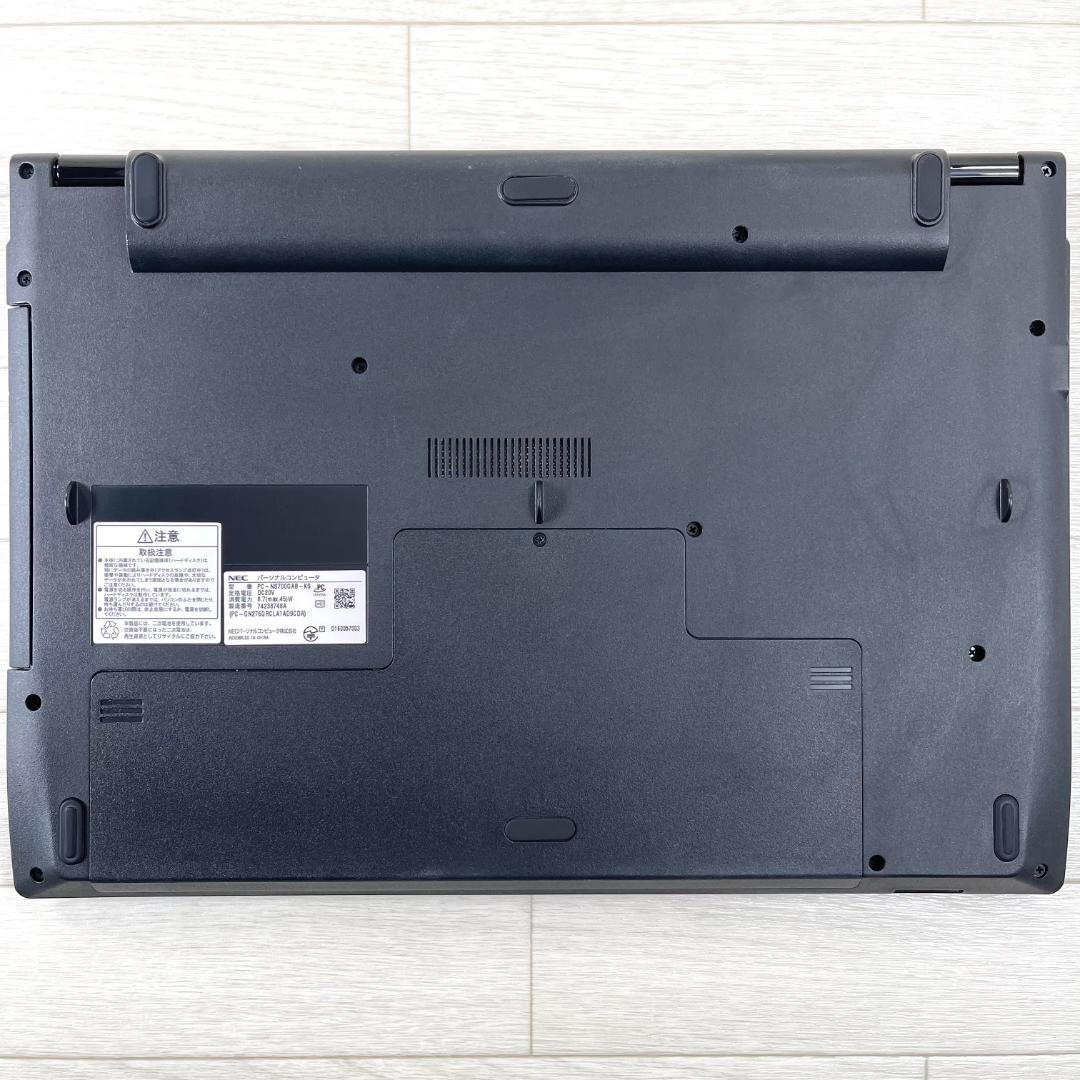 NEC i7 高速SSD512 メモリ16G Windows11 ノートパソコン