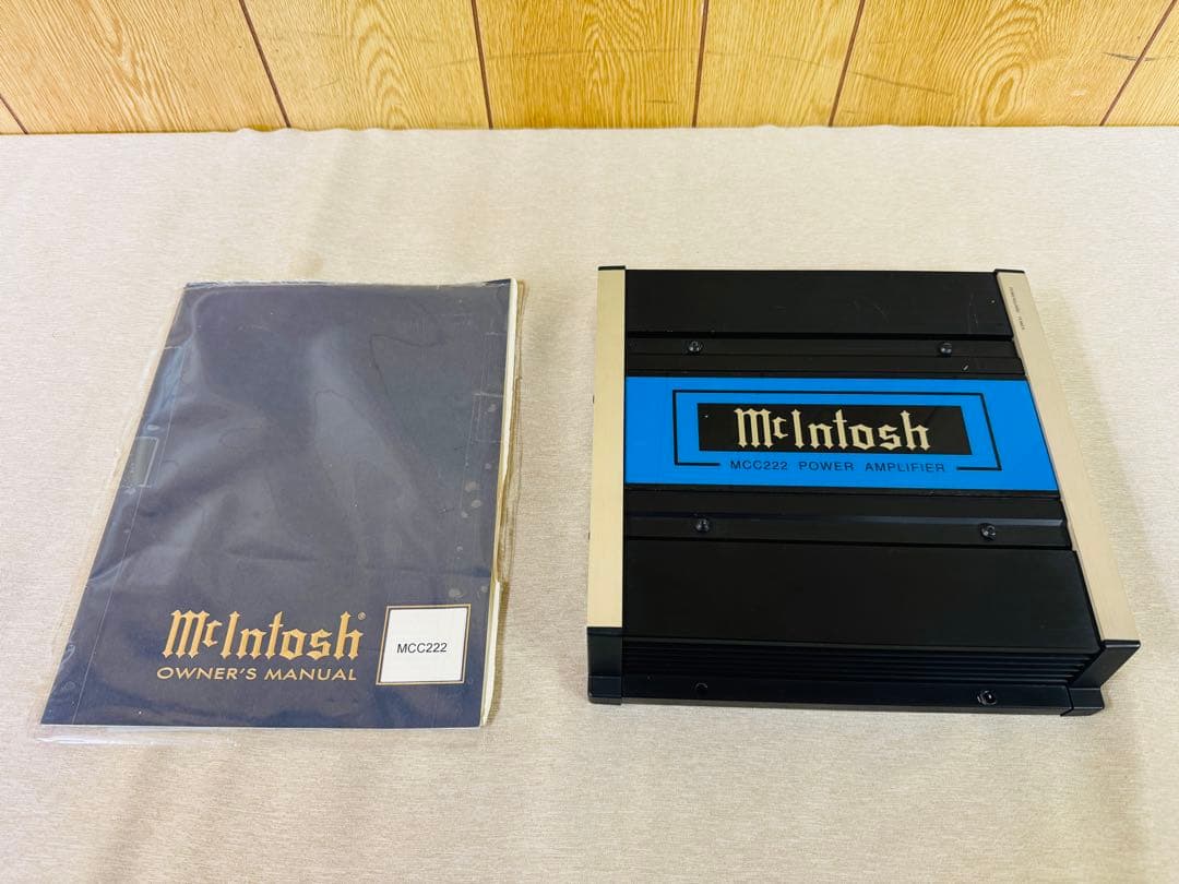 McIntosh マッキントッシュ MCC222 パワーアンプ 2ch×110W