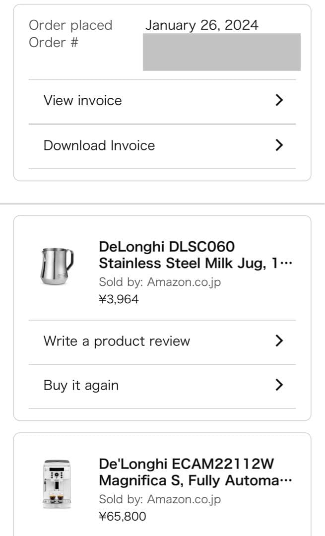 De’Longhi ECAM22112W Magnifica S