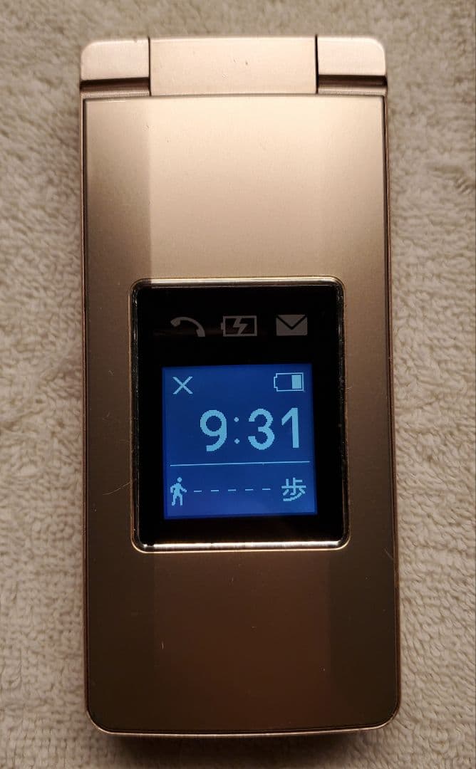 T*a様 かんたん携帯10 NP807SH ゴールド 折りたたみ携帯電話