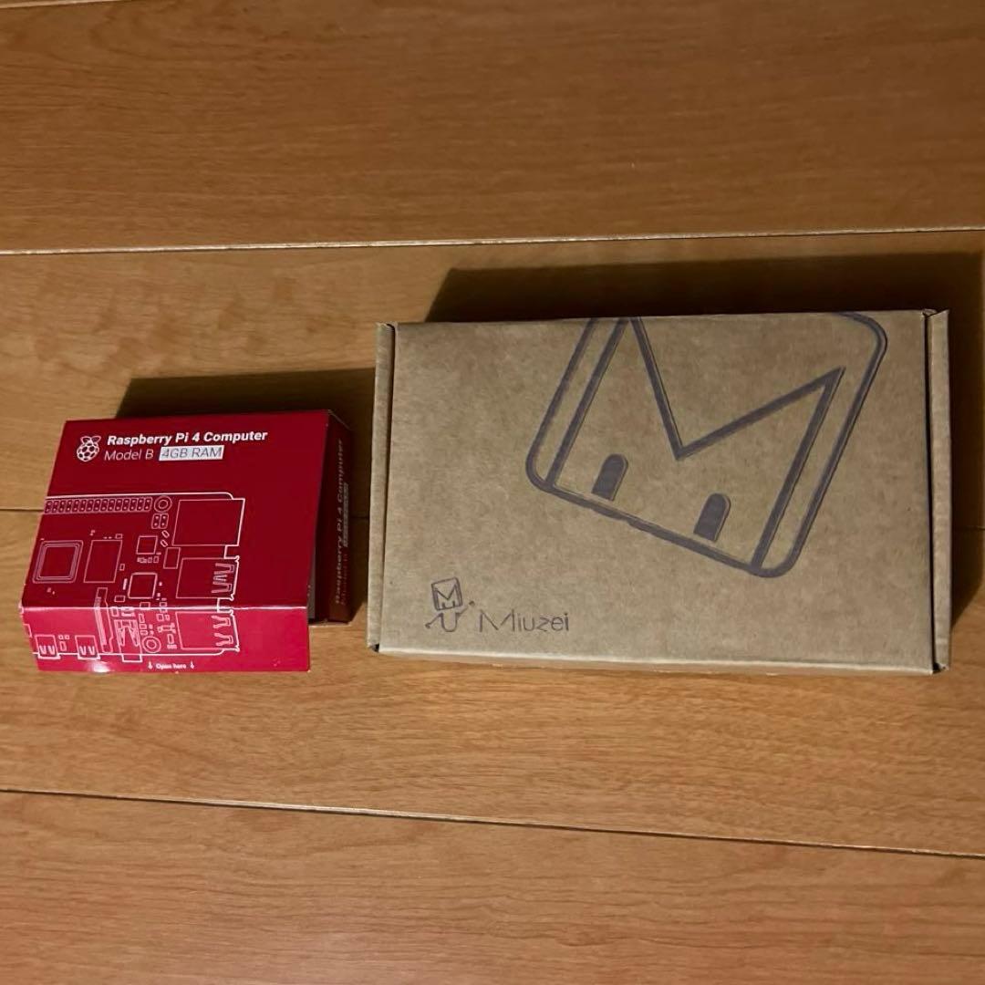 Raspberry Pi 4B 4GB （ケース、電源付き）