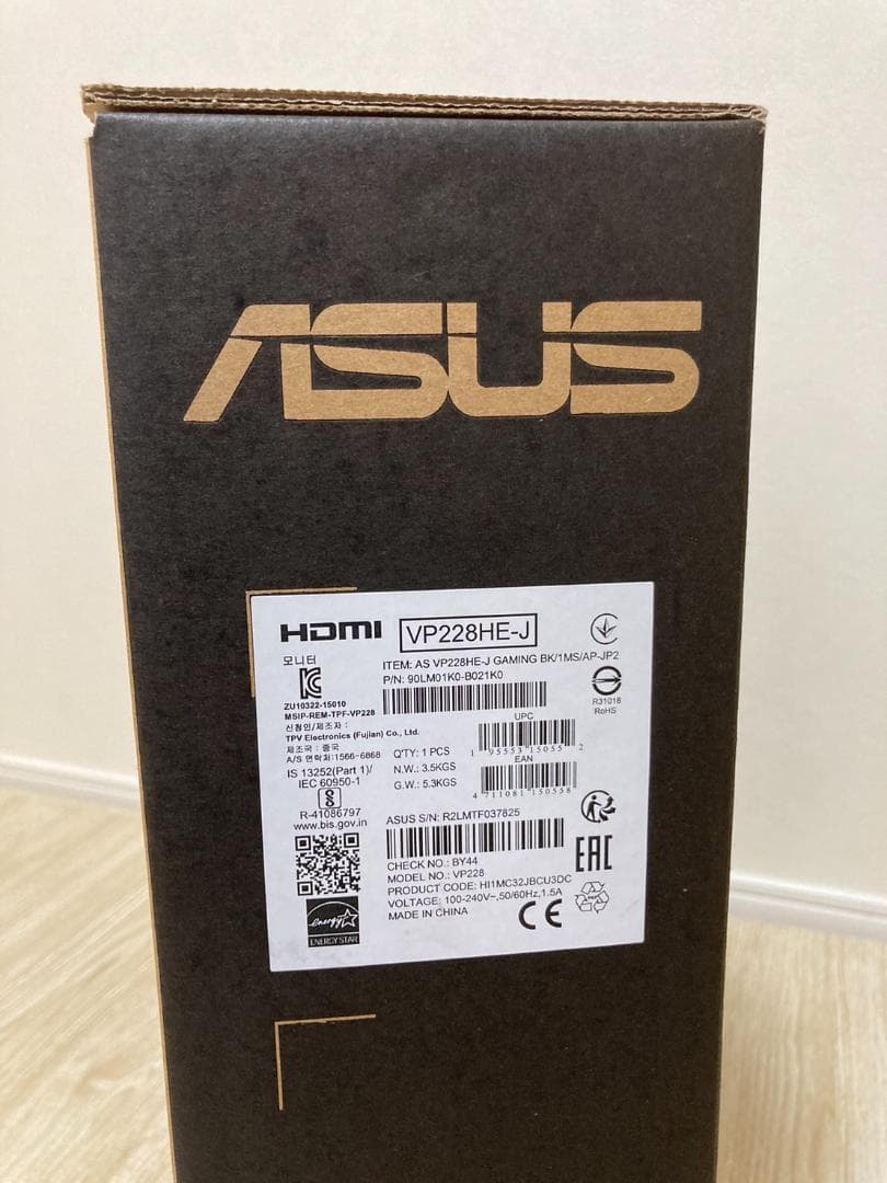 新品・未開封★ ASUS VP228HE-J ゲーミングモニター