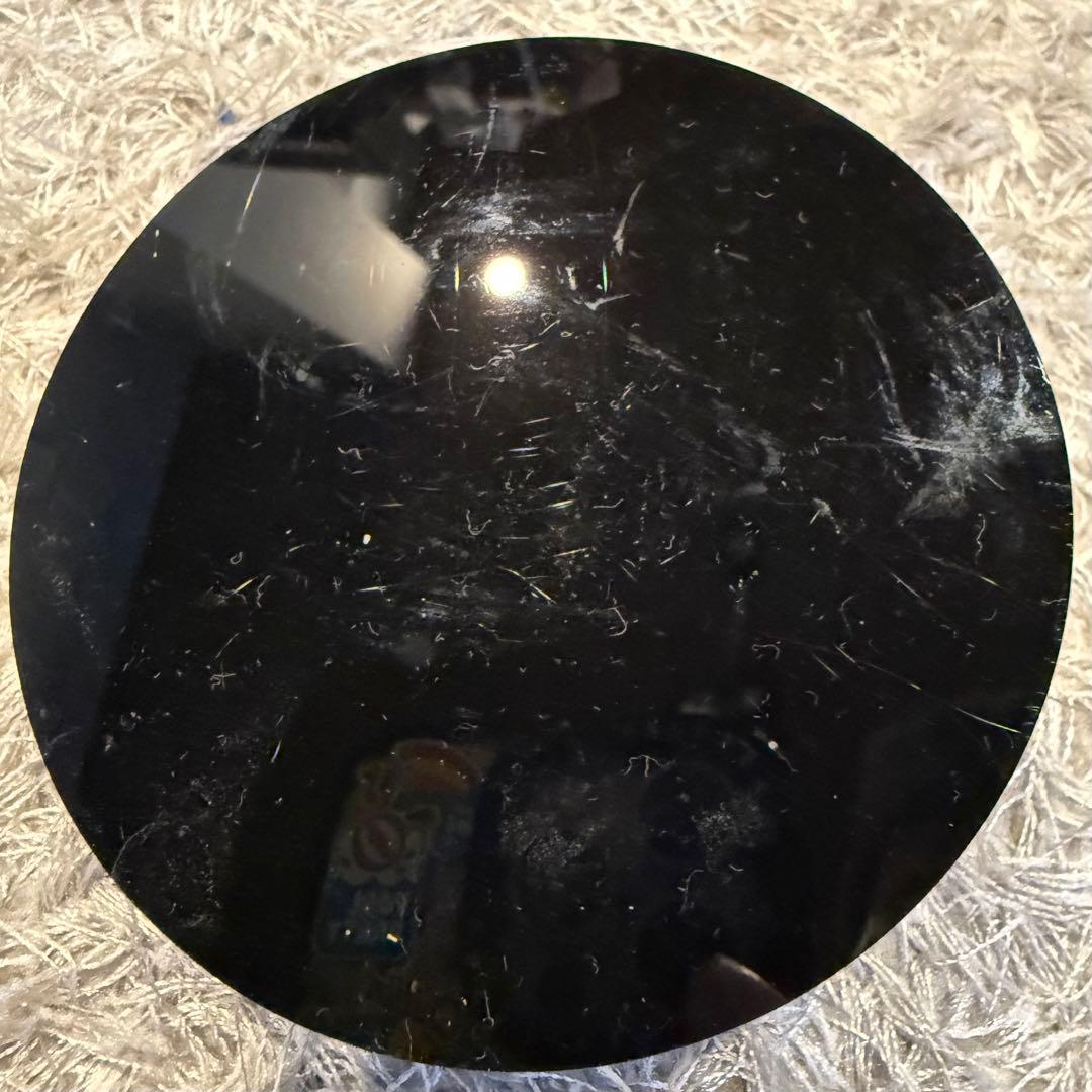 【正規品】+α 宇宙ガラス ミニマーブル ホワイトオパール LED展示台セット