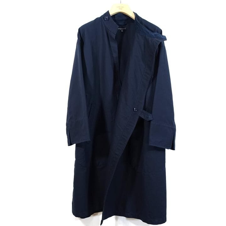 ★美品★エンジニアードガーメンツ　コットンダブルクロス　丸襟コート