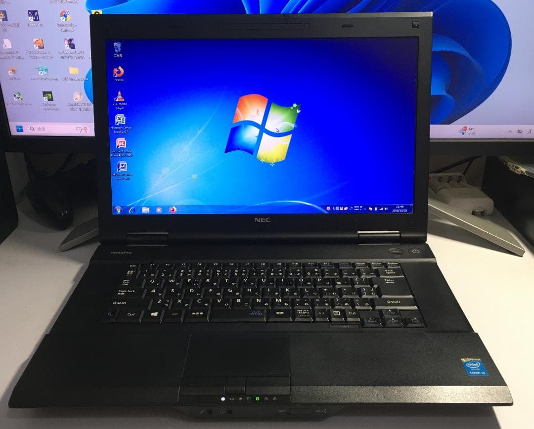 Windowsノート本体 NEC VersaPro VK25LA-J Windows7
