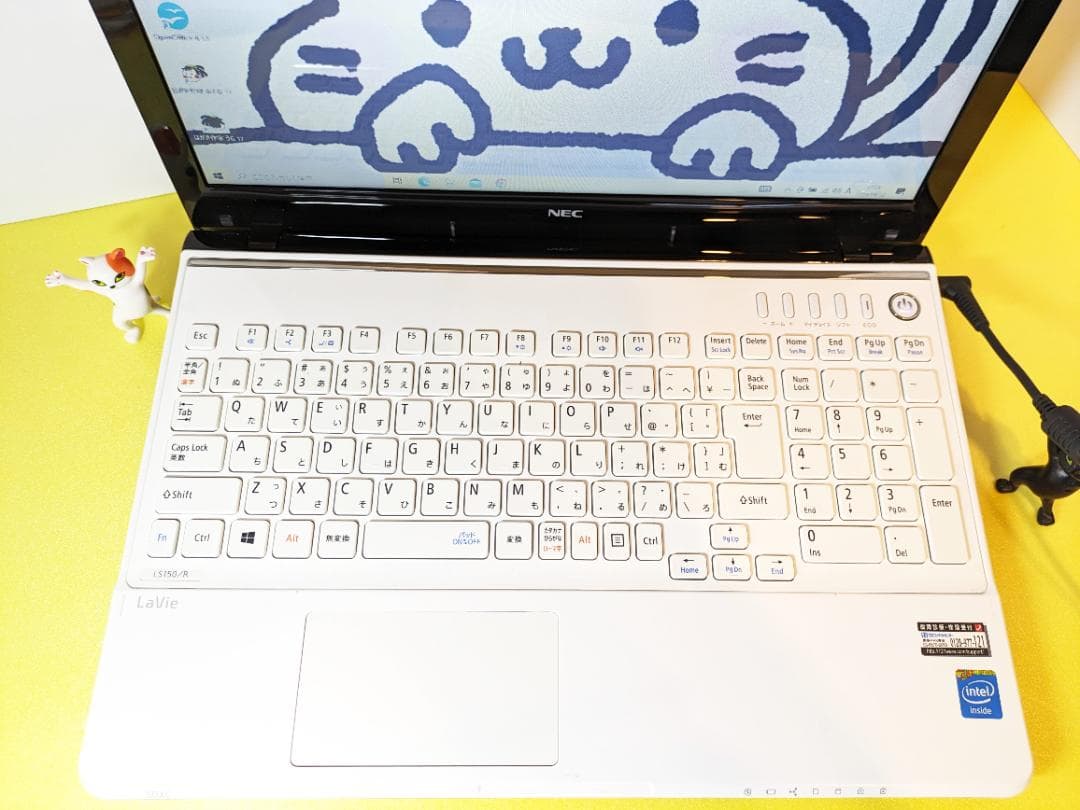 NEC　LaVie/LS150白 win10・4GB・HDD750GB・カメラ有