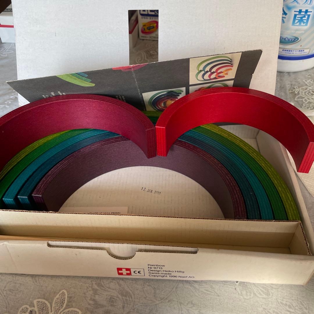 ユ*カ様 Rainbow 木製アーチ型知育玩具 1998年製