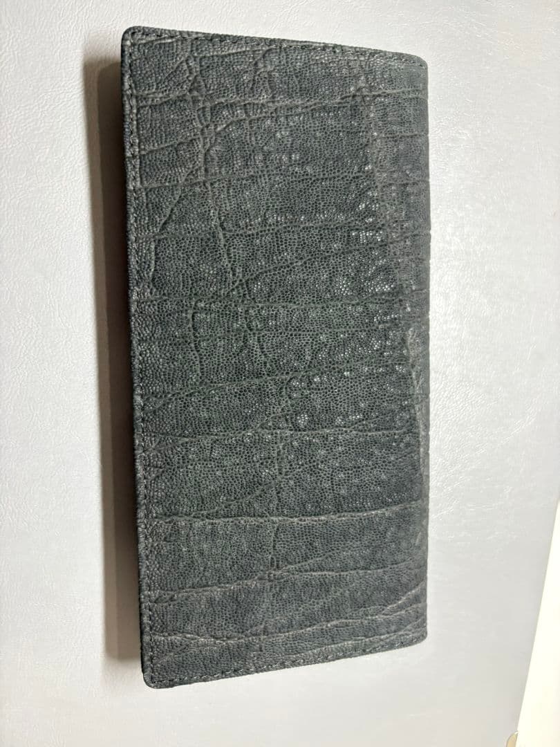 エレファントレザー　メンズ長財布　象革