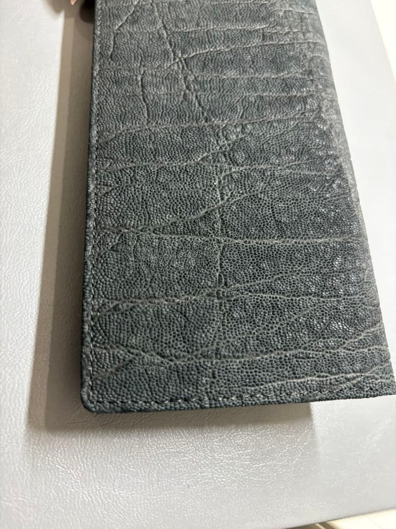 エレファントレザー　メンズ長財布　象革