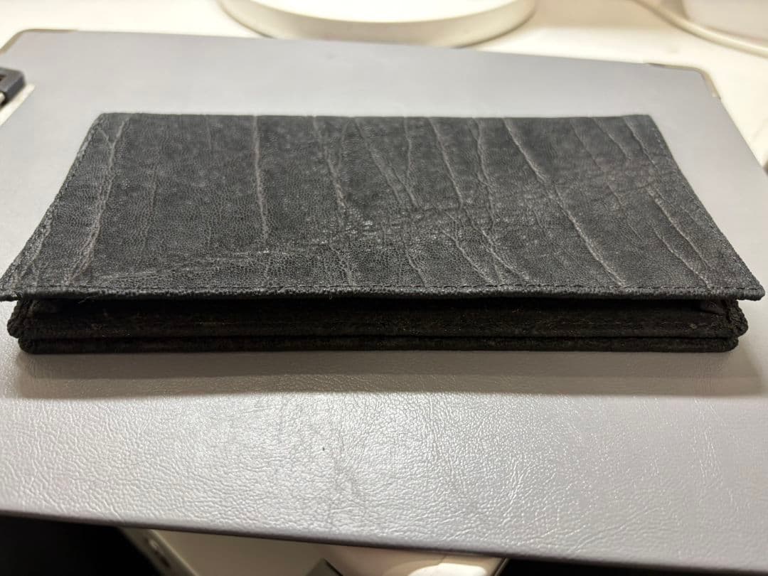 エレファントレザー　メンズ長財布　象革