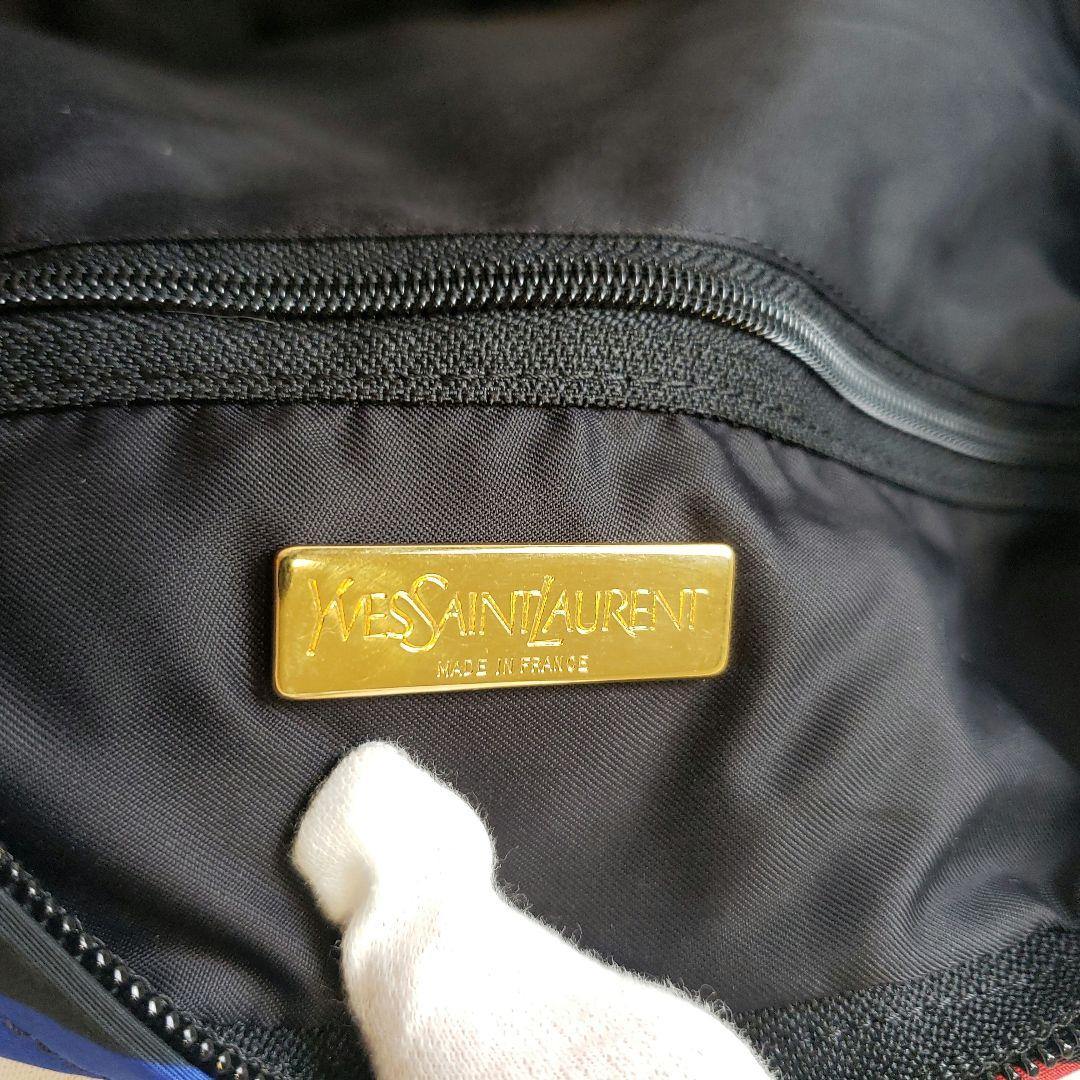 美品 サンローラン ドラムバック LOVE柄 ヴィンテージ ゴールド金具