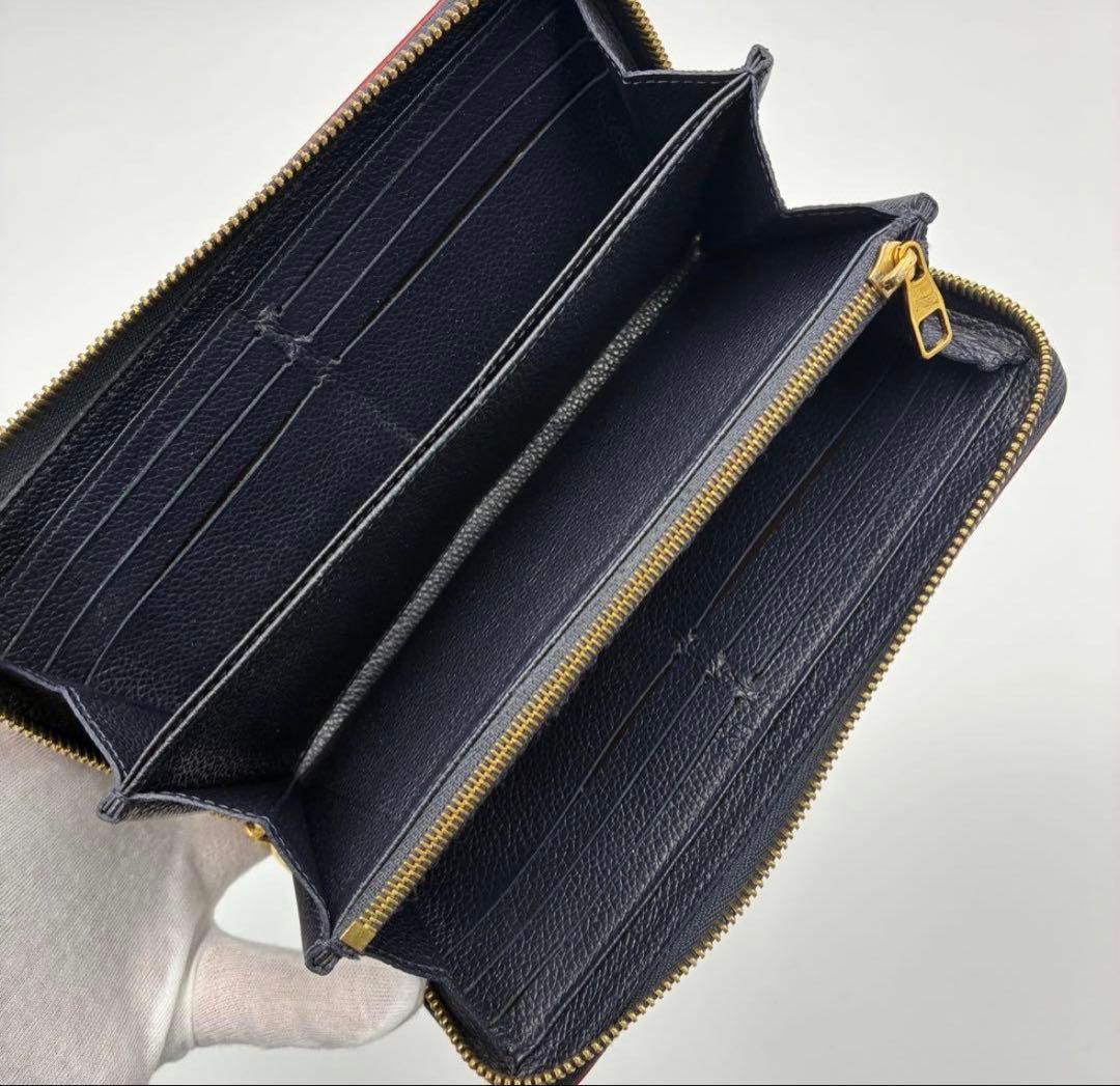 二*ト様 ルイヴィトン　アンプラント　ジッピーウォレット　長財布　マリーヌルージ