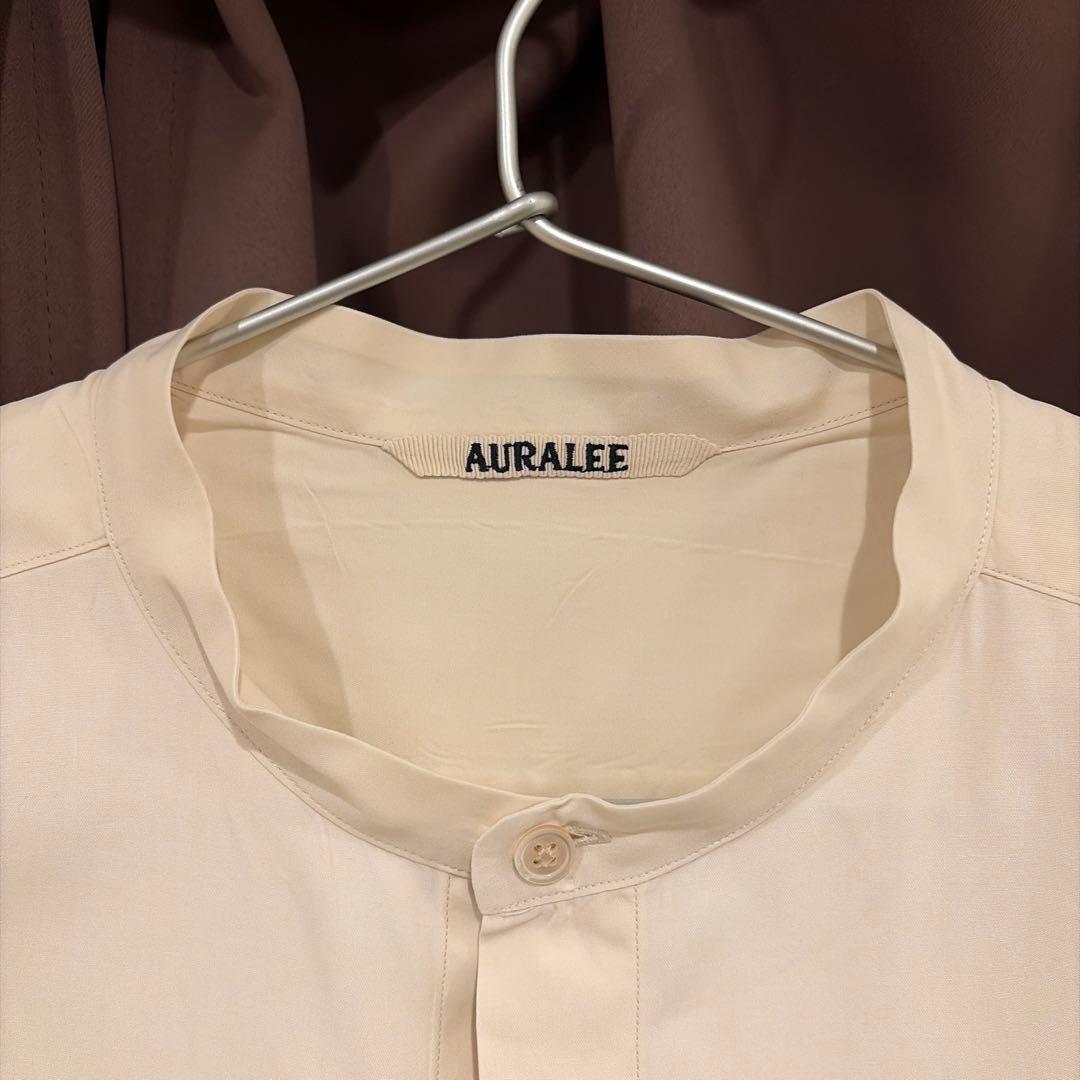 トップス AURALEE WASHED FINX TWILL BIG SHIRTS / 5