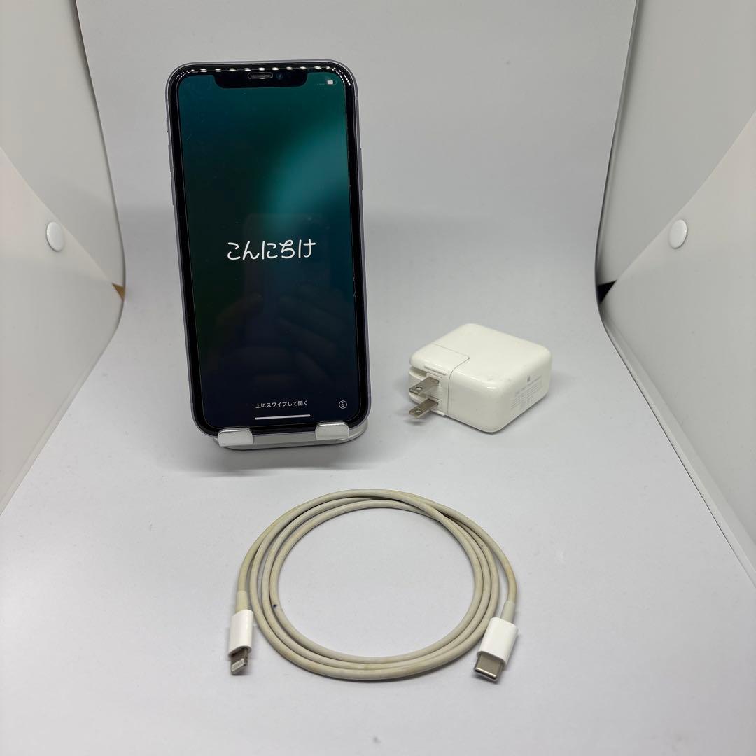 iPhone 11 64GB パープル SIMロック解除済み