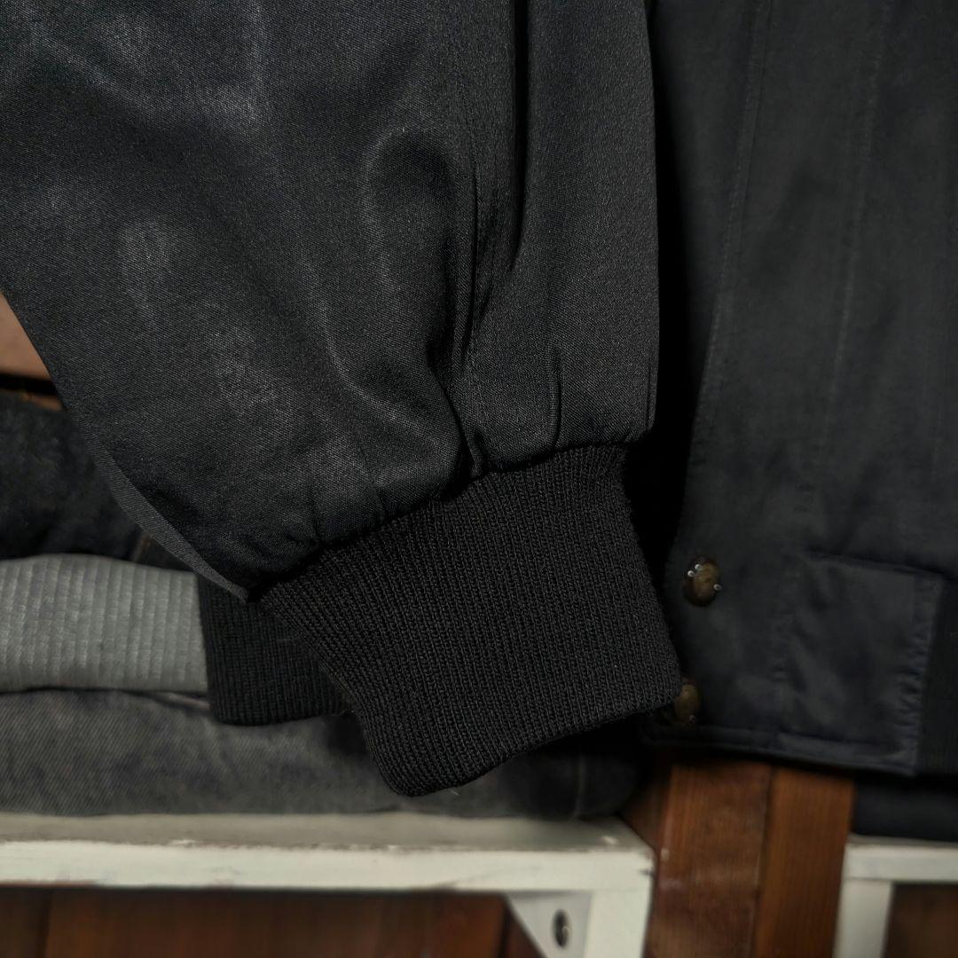 80s　ドリズラージャケット　スウィングトップ　刺繍　ビンテージ　太アーム