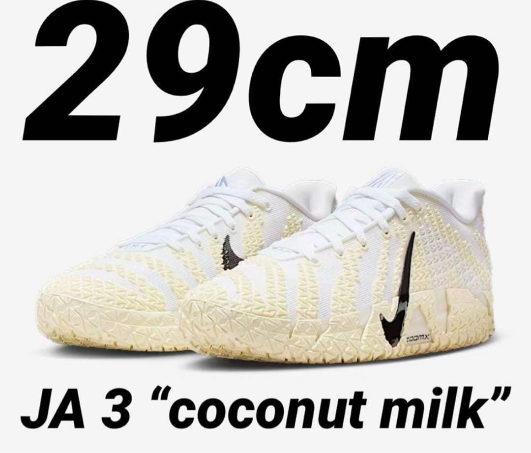 NIKE JA 3 EP “coconuts milk ” ナイキ　29cm