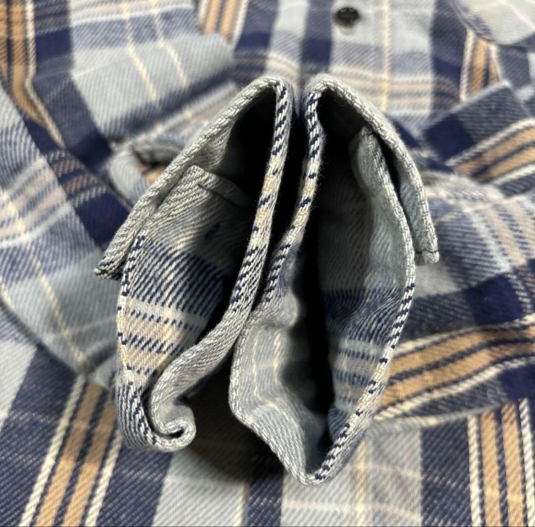 80年代FIVE BROTHER HEAVY FLANNEL WORK SHIR