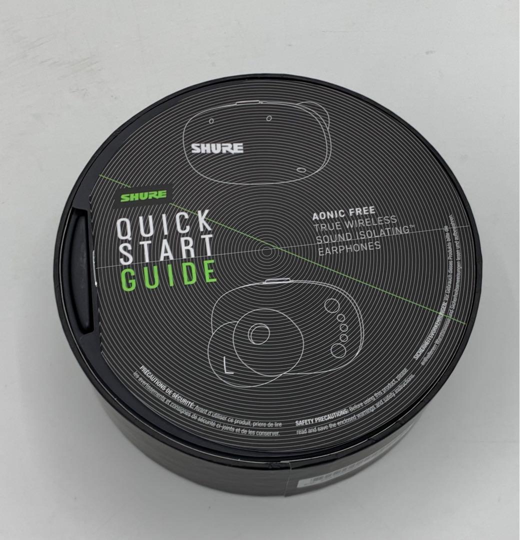 ジャンク SHURE AONIC FREE SBE1DYRD1-A レッド